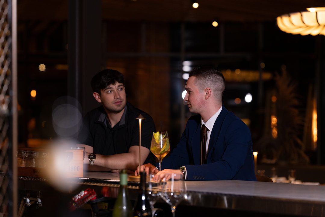 Guests at the bar